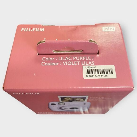 Fujifilm Instax Mini 11  Lilac Purple Camera Instant Film with Extra Film in Box - Picture 10 of 10